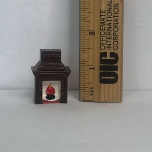 vintage little scenes chimney brown miniature dollhouse crafts christmas